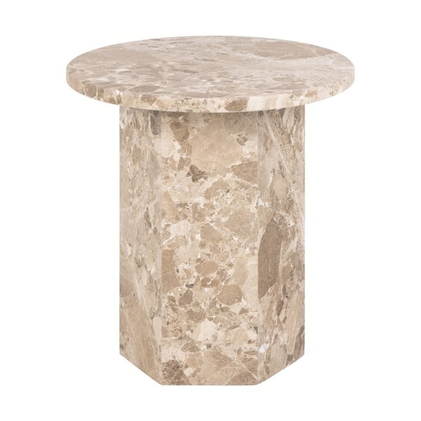 Iš marmuro apvalios formos šoninis stalas ø 50 cm Naxos – Actona-image-4