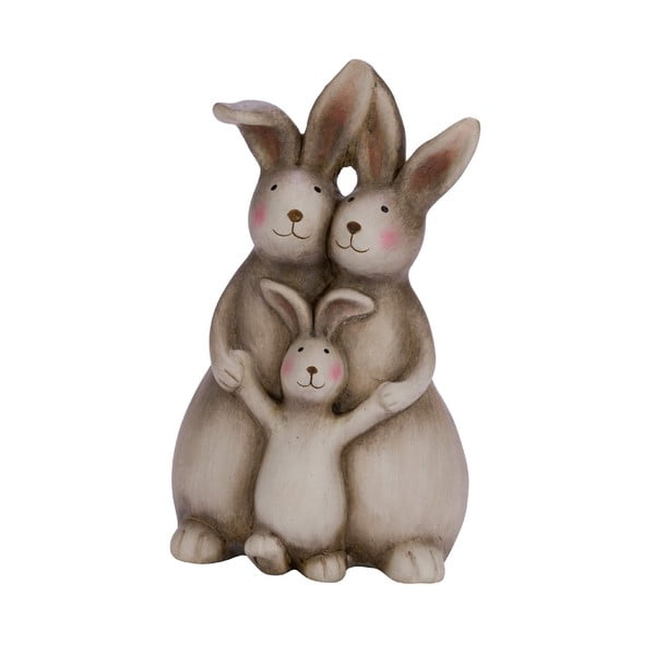 Keraminė Velykų dekoracija Ego Dekor Bunny Family