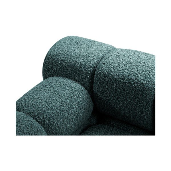 Smaragdinės spalvos sofa iš boucle 188 cm – Micadoni -image-4