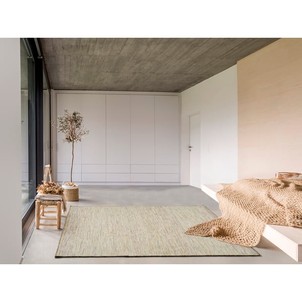 Smėlio spalvos vilnonis kilimas "Universal Kiran Liso", 160 x 230 cm-image-1