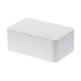 Balta drėgnų servetėlių dėžutė YAMAZAKI Smart
