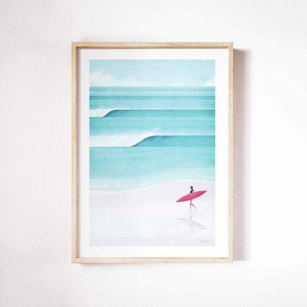 Plakatas 30x40 cm Surf Girl IV - Travelposter-image-2