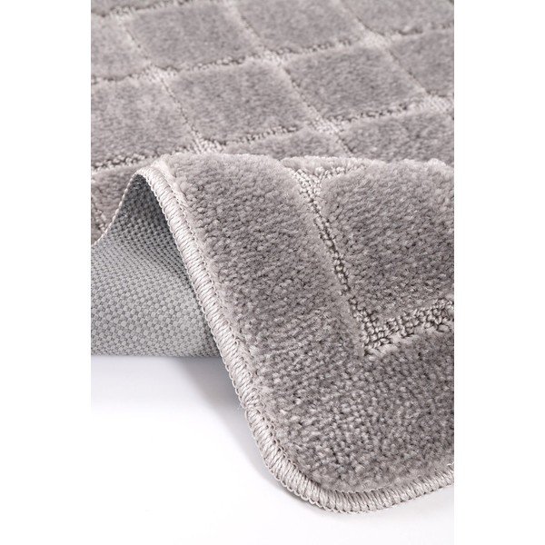 Pilkos spalvos vonios kilimėliai 2 vnt. 50x80 cm Kareli – Foutastic-image-3