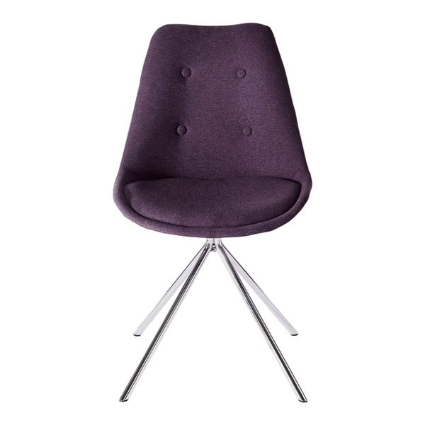 2 violetinių valgomojo kėdžių rinkinys "Støraa Dylan-image-2