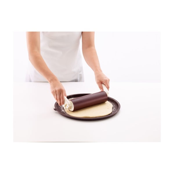 Rudas apvalus silikoninis kilimėlis picai Lékué Pizza, ⌀ 36 cm-image-2