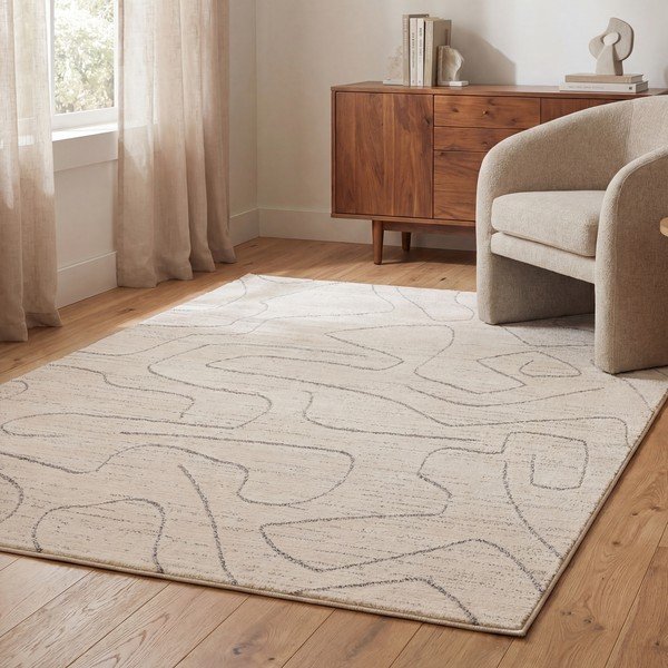 Kreminės spalvos kilimas 160x220 cm Oslo – Asiatic Carpets-image-1
