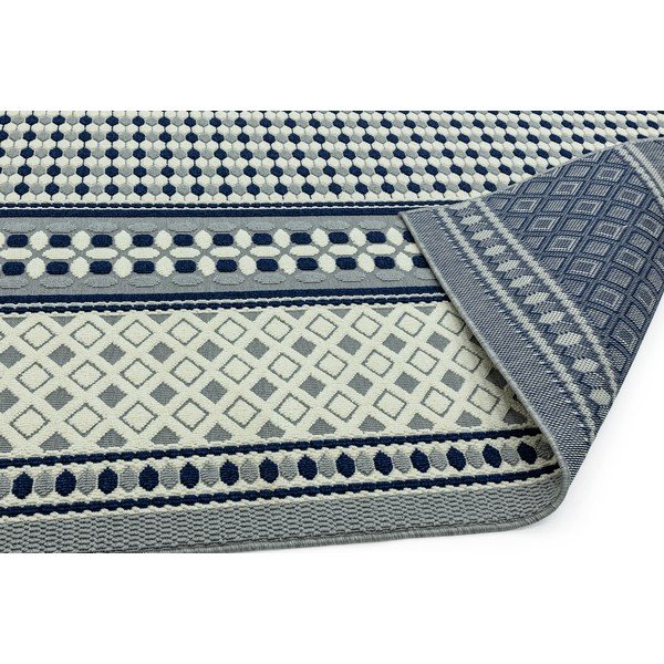 Mėlynos ir baltos spalvos kilimas Asiatic Carpets Geometric, 160 x 230 cm-image-4