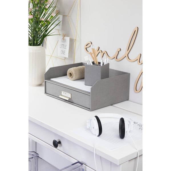 Biuro organizatorius iš kartono į stalčių/dokumentams Walter – Bigso Box of Sweden-image-2