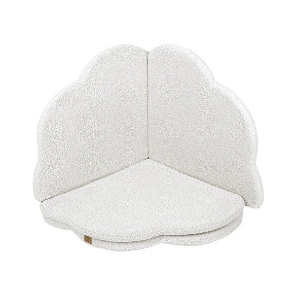 Baltos spalvos vaikų žaidimų kilimėlis 160x160 cm – Meowbaby-image-1