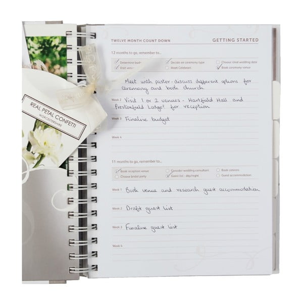 Bloknotas nuotakoms Busy B vestuvių planavimo kalendorius-image-3