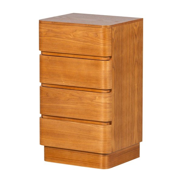 Natūralios spalvos šoninė spintelė 40x70x34 cm Fejo – WOOOD