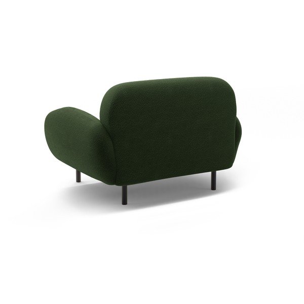 Žalios spalvos iš boucle krėslas Poppy – Micadoni -image-2