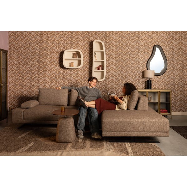 Auksinės spalvos iš metalo vitrina 100x80x38,5 cm Gertlush – Dutchbone-image-3