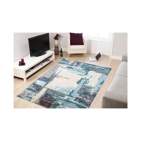 Mėlynas kilimas "Eco Rugs Leonore", 135 x 200 cm-image-1