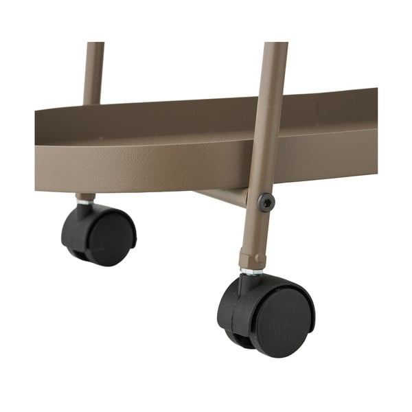 Iš metalo vežimėlis ant ratukų 27,5x60 cm Empoli – House Nordic-image-4