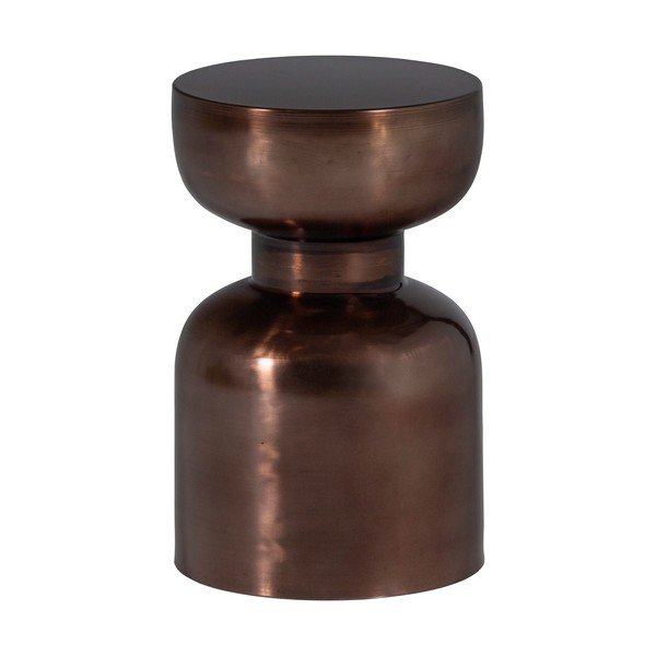 Apvalios formos šoninis stalas iš metalo ø 30 cm Frits – WOOOD