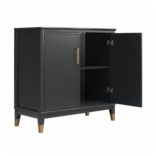 Spintelė juodos spalvos 84x84 cm Westerleigh – CosmoLiving by Cosmopolitan-image-1