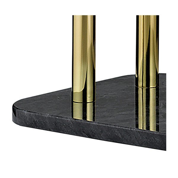 Juodos spalvos marmurinis rankšluosčių laikiklis Kela Liron-image-2