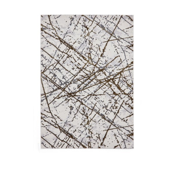 Kilimas šviesiai pilkos spalvos/auksinės spalvos 120x170 cm Artemis – Think Rugs