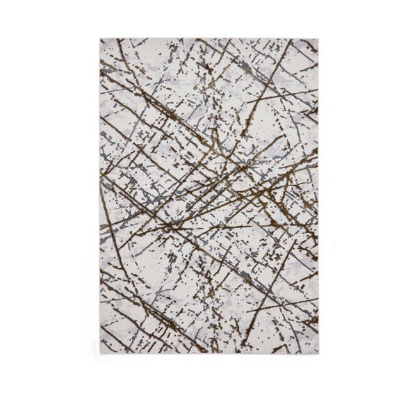Kilimas šviesiai pilkos spalvos/auksinės spalvos 80x150 cm Artemis – Think Rugs