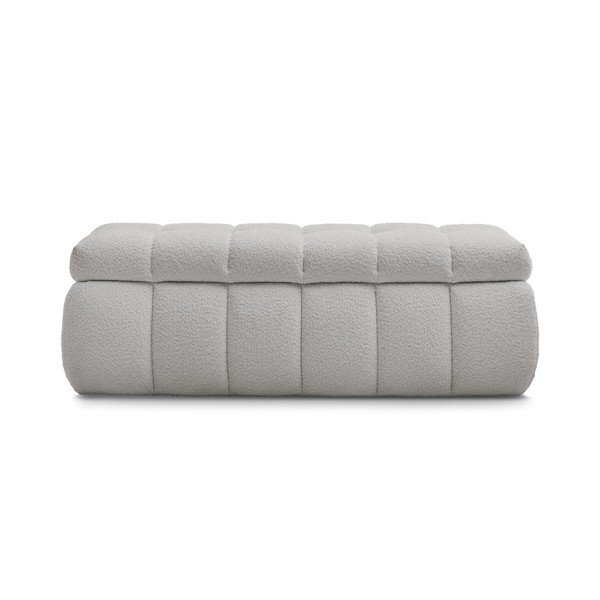 Iš boucle suolas šviesiai pilkos spalvos Mont Blanc – Bobochic Paris-image-2