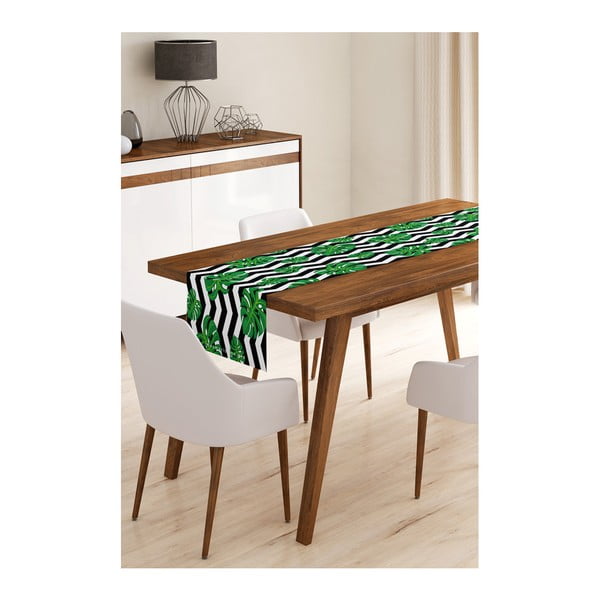 Minimalistiniai pagalvėlių užvalkalai "Jungle Stripes" mikropluošto staltiesė, 45 x 145 cm