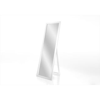 Pastatomas veidrodis baltu rėmu Styler Sicilia, 46 x 146 cm