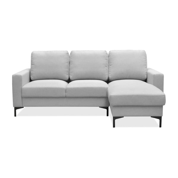 Šviesiai pilka kampinė sofa "Cosmopolitan" dizainas Atlanta, dešinysis kampas