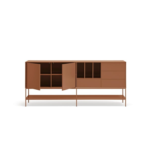 Šoninė spintelė raudonos plytų spalvos 220x98x45 cm Platt – Teulat-image-2