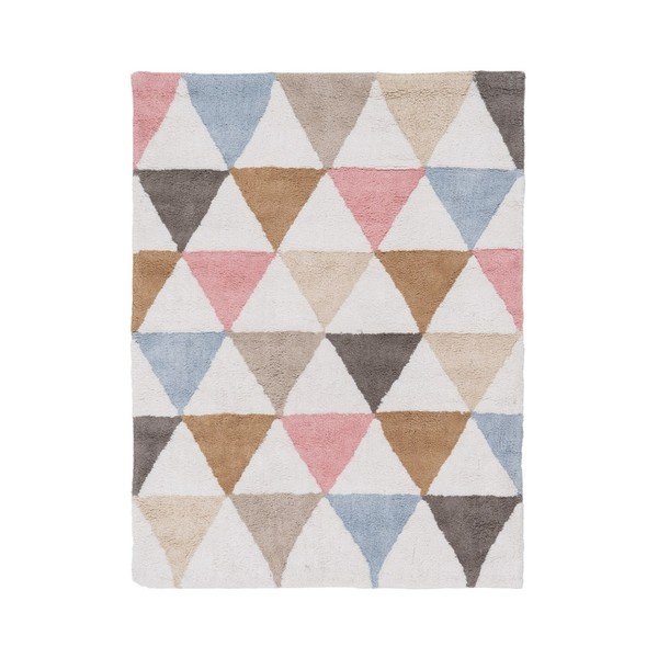 Skalbiamas iš medvilnės kilimas 100x135 cm Geometric – Ixia