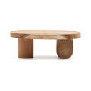 Kavos staliukas iš masyvios munggur medienos natūralios spalvos 60x90 cm Mosi – Kave Home