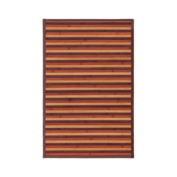 Iš bambukinė kilimas garstyčių spalvos/rudos spalvos 60x90 cm – Casa Selección