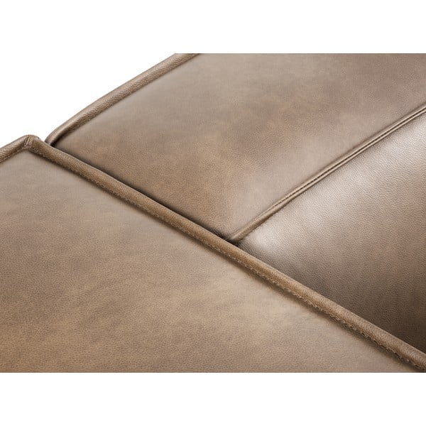 Šviesiai ruda odinė kampinė sofa (kintama) Madame - Windsor & Co Sofas-image-1