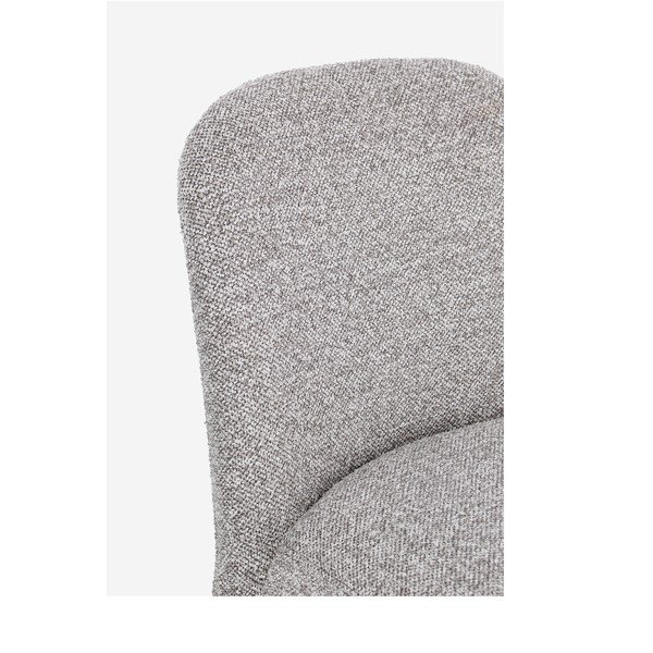 Pilkos spalvos iš boucle valgomojo kėdė Antara – Bizzotto-image-1