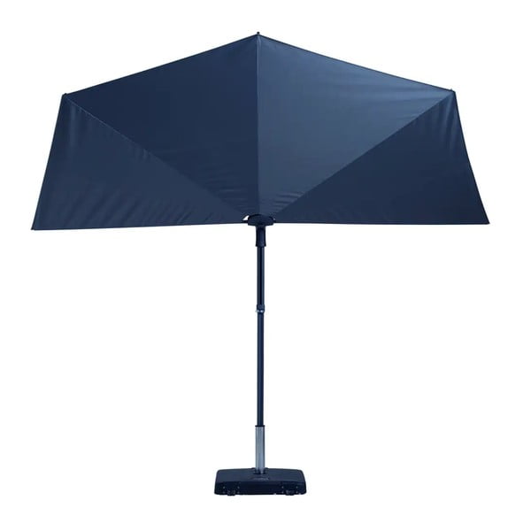 Pilkas pusapvalis sodo skėtis Madison Sun Wave, 270x150 cm-image-1