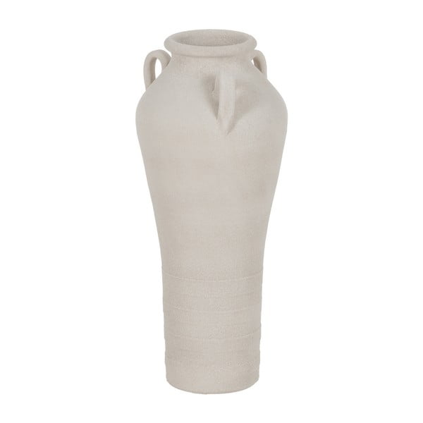 Baltos spalvos iš keramikos aukšta vaza (aukštis 60 cm) Athena – Ixia