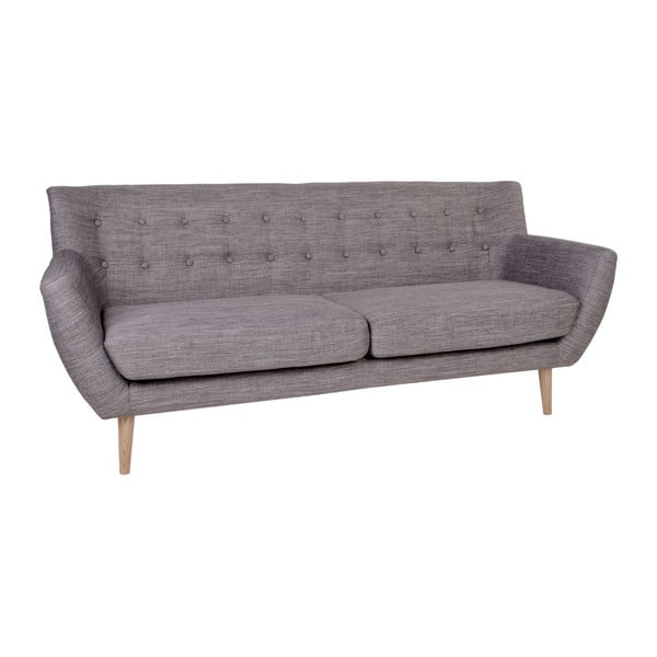 Pilka dvivietė sofa House Nordic Monte-image-3