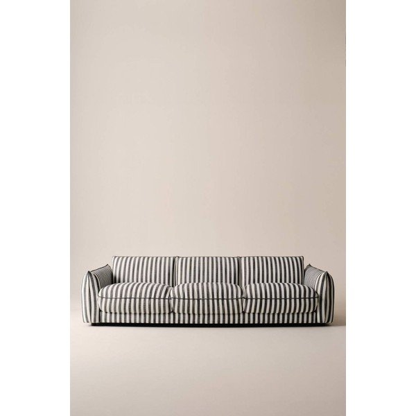 Juodos ir baltos spalvos sofa 264 cm Molton – Jotex-image-1