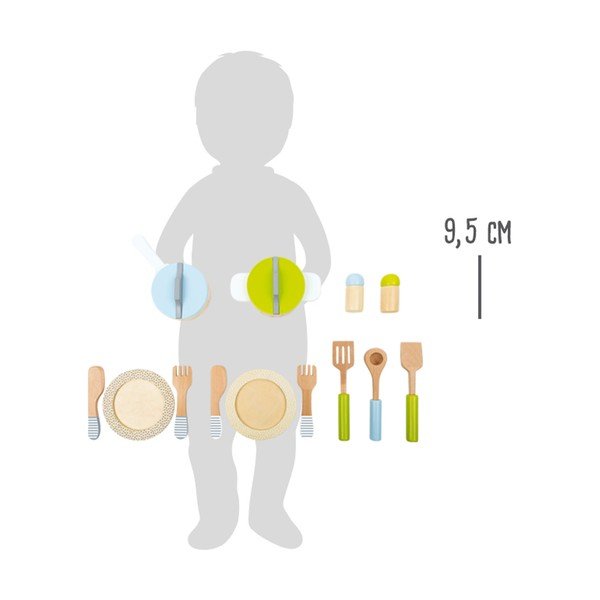 Medinis vaikiškos virtuvės rinkinys Legler Play Kitchen-image-3