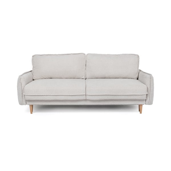 Sulankstoma sofa smėlio spalvos iš boucle 215 cm Patti – Bonami Selection