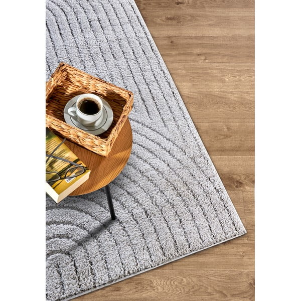 Kilimas šviesiai pilkos spalvos 200x280 cm Panglao New York Light Grey – Elle Decoration-image-2