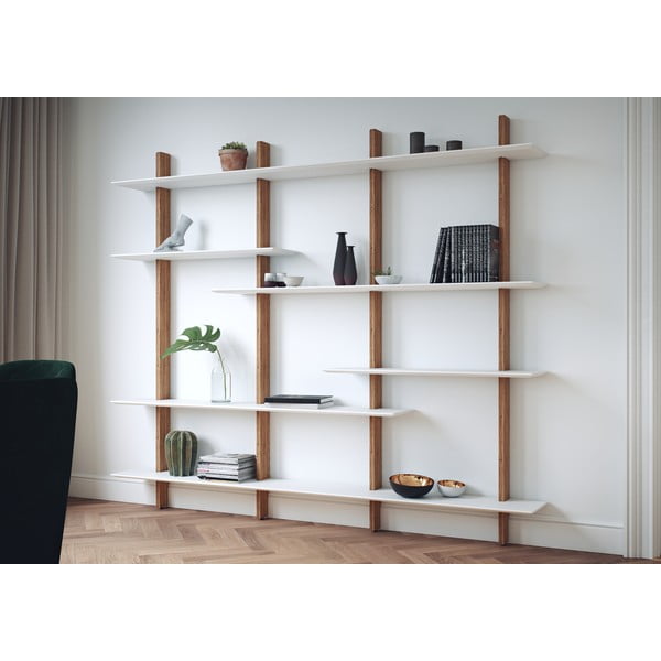 Baltos spalvos spinta su ąžuolo medienos konstrukcija Tenzo Bridge-image-4