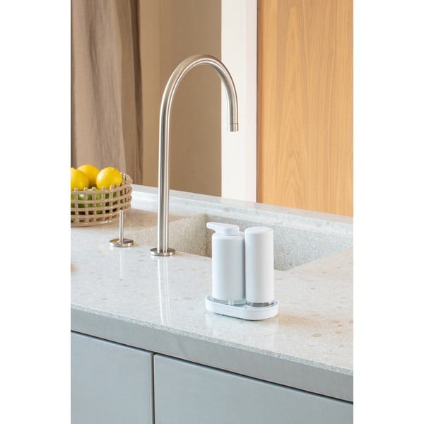 Iš plastiko stovas skalbimo reikmenims baltos spalvos SinkStyle – Brabantia-image-1