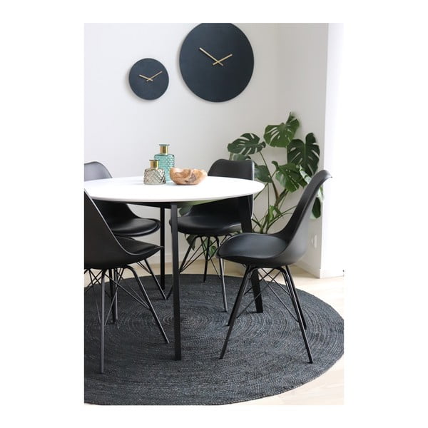 Tamsiai pilkas apvalus kilimas House Nordic Bombay, ø 150 cm-image-1
