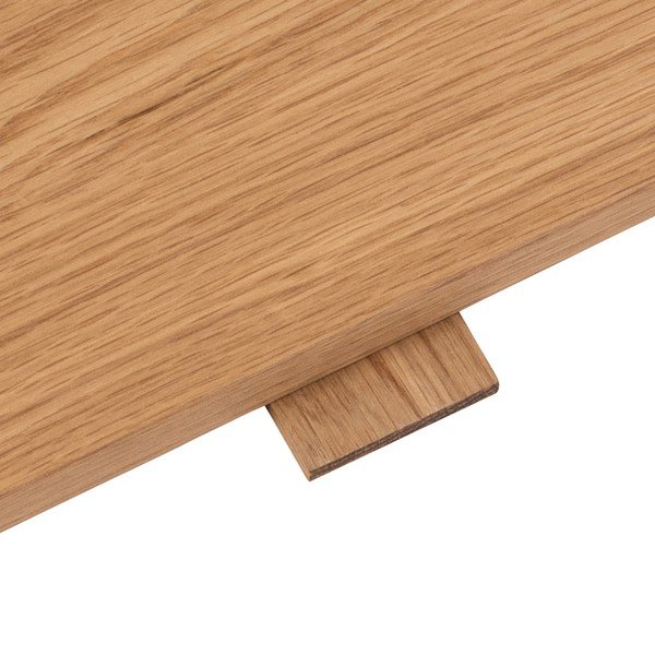 Stalo prailginimas iš ąžuolo 100x50 cm Atlantic – Actona-image-3