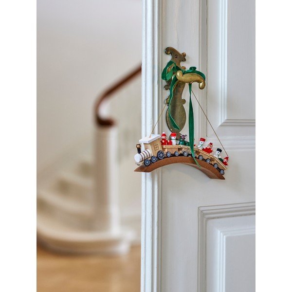 Iš medienos eglutės papuošimas 22 cm Bertie – Bloomingville-image-1