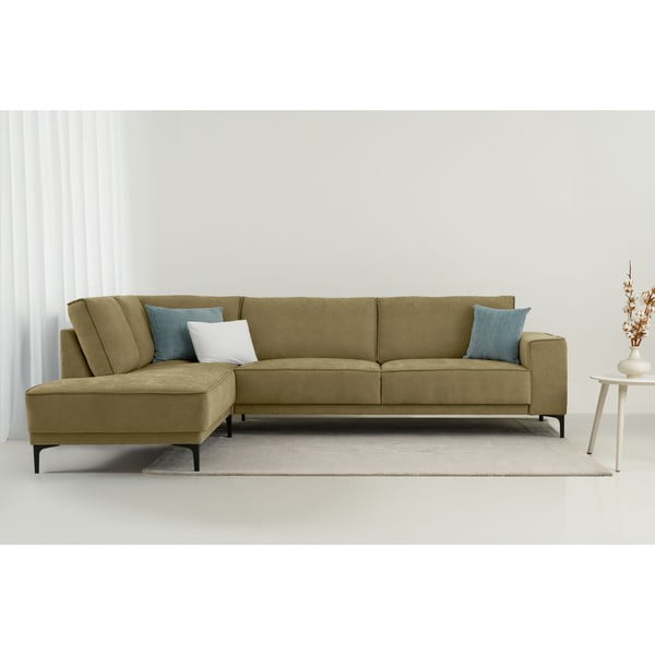 Kampinė sofa žalios spalvos (su kairiuoju kampu) Copenhagen – Scandic-image-1