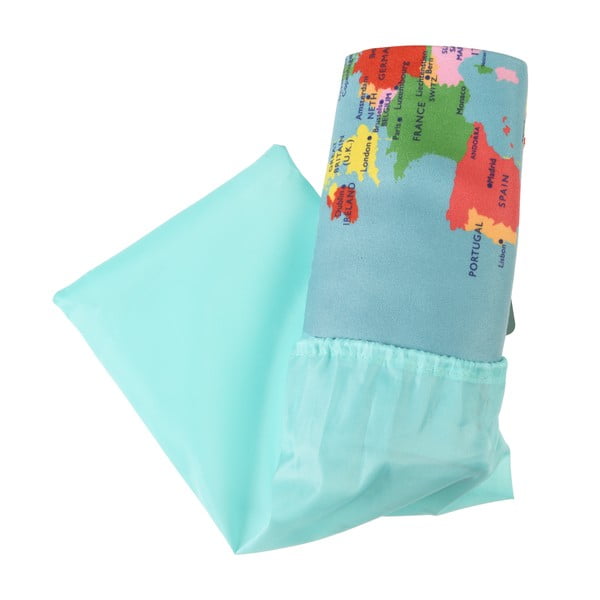 Spalvotas mikropluošto rankšluostis Rex London World Map, 70 x 150 cm-image-3