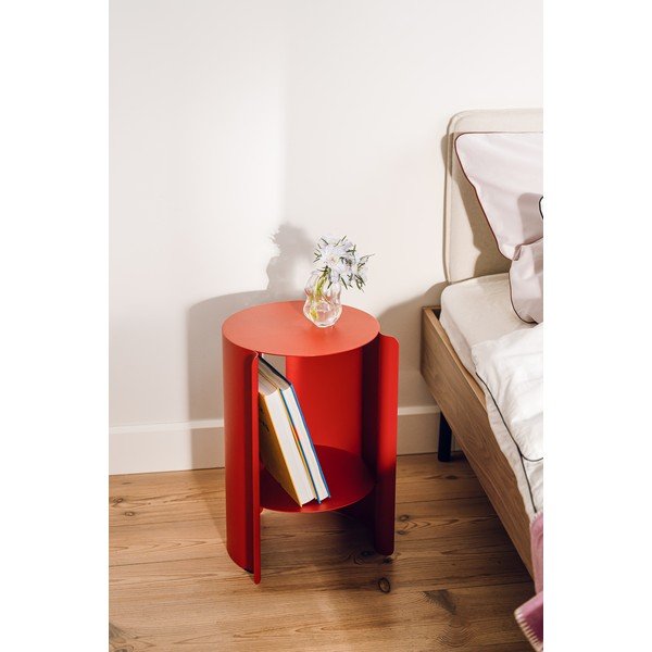 Iš plieno apvalios formos šoninis stalas ø 32 cm Wa – noo.ma-image-1