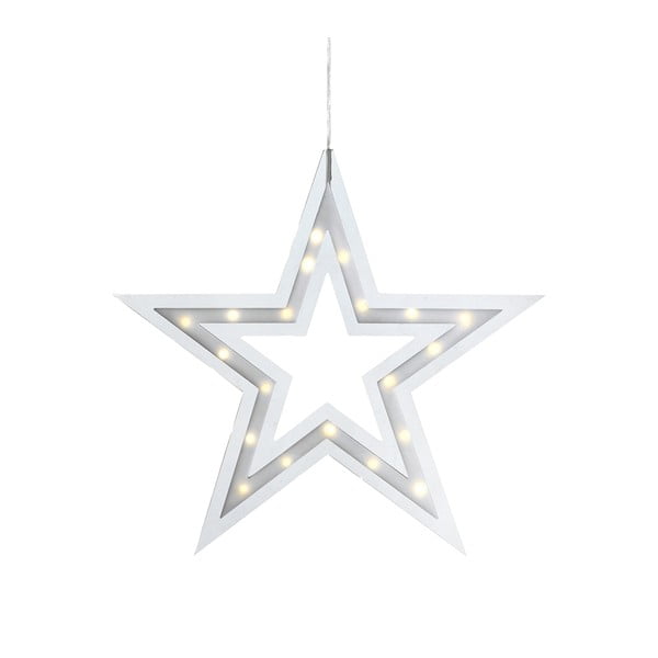 Baltos spalvos šviečianti dekoracija Kville – Markslöjd